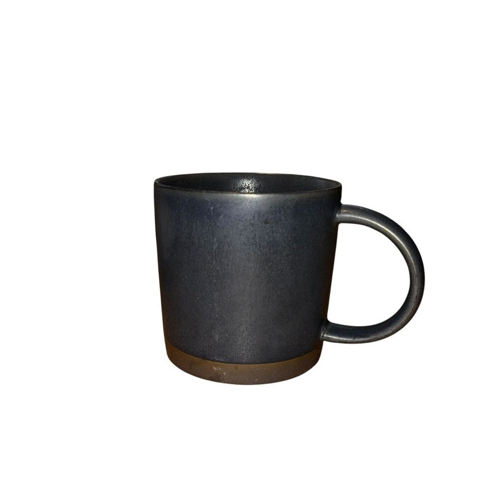 CB2 Crate & Barrel Valley Matte‎ Coffee Tea Cup Mug Black